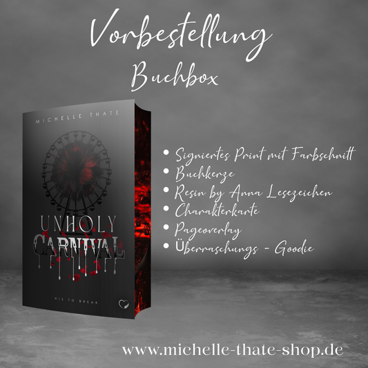 Vorbestellung – Unholy Carnival Buchbox